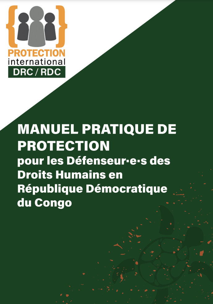 french version Practical Manual on Protection for Human Rights Defenders in the Democratic Republic of Congo (2019)