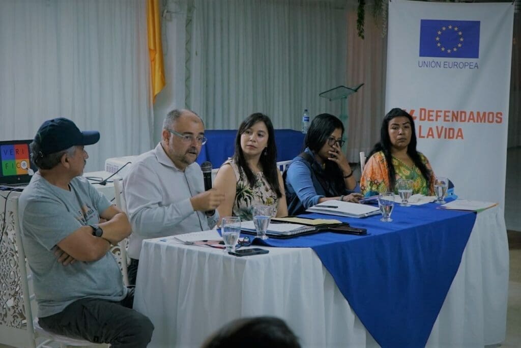 Lanzamiento de VERIFICO en Santander de Quilichao, Cauca. Crédito: Mario Parra. (Protection International – VerdadAbierta.com)