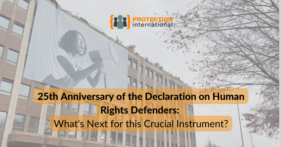 25th Anniversary of the Declaration on Human Rights Defenders: What's ...